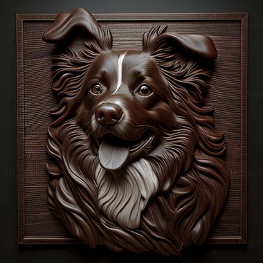 3D model australian shepherd (STL)